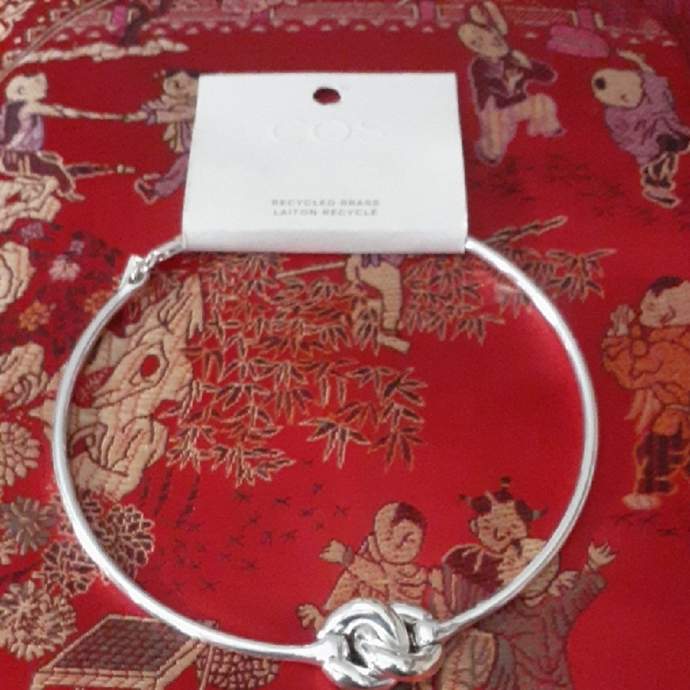 Cos Recycle  Brass Knotted Necklace